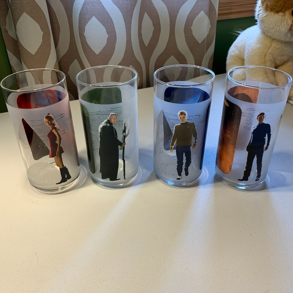 Star Trek Promotional Burger king glasses set from 2008
